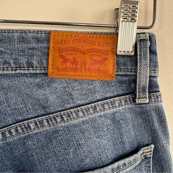 Levi's 721 High Rise Skinny Jeans Blue Denim Womens Size 27 - Picture 6 of 9